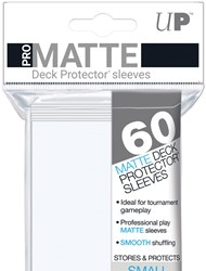 sleeves pro matte small wit mm