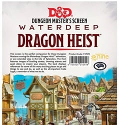 d d waterdeep dragon heist dm screen