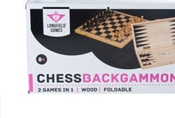 schaak en backgammon opklapbaar