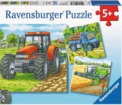 grote landbouwmachines puzzel stukjes