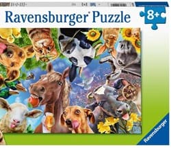 vrolijke boerderijdieren puzzel xl stukjes