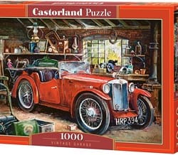 vintage garage puzzel  stukjes