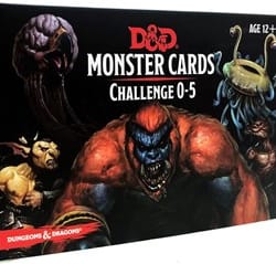 d d monster cards challenge