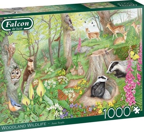 falcon woodland wildlife puzzel  stukjes