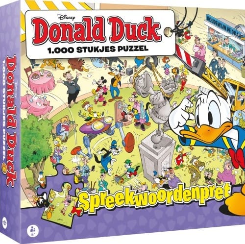 donald duck spreekwoordenpret puzzel  stukjes