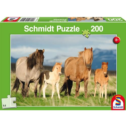 Paardenfamilie puzzel
