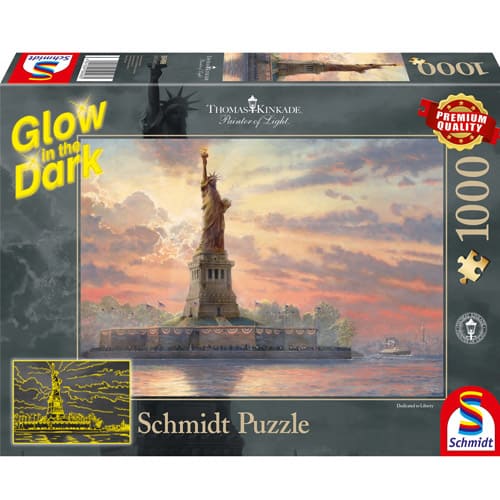 Statue of Liberty in the twilight puzzel