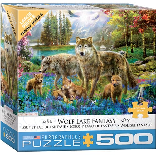 Wolf Lake Fantasy Puzzel