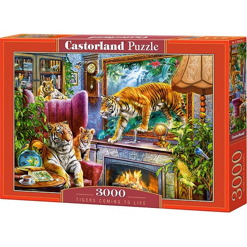 Tigers coming to Life Puzzel