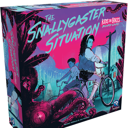 the snallygaster situation kids on bikes boardgame