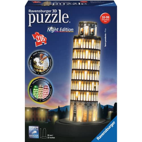 D Puzzel Toren van Pisa Night Editie