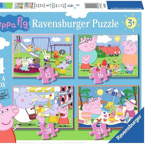 peppa pig  in  puzzel