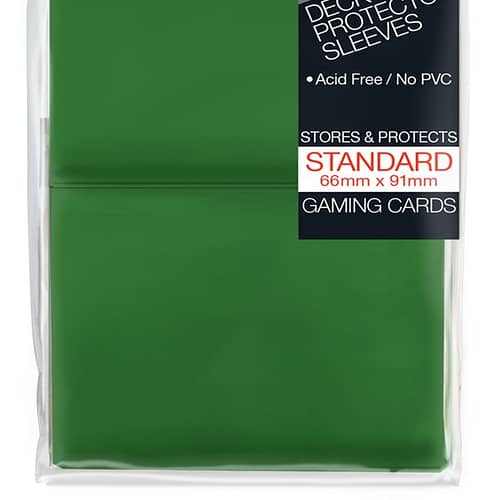 sleeves standaard groen  stuks