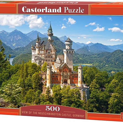 view of the neuschwanstein castle germany puzzel  stukjes
