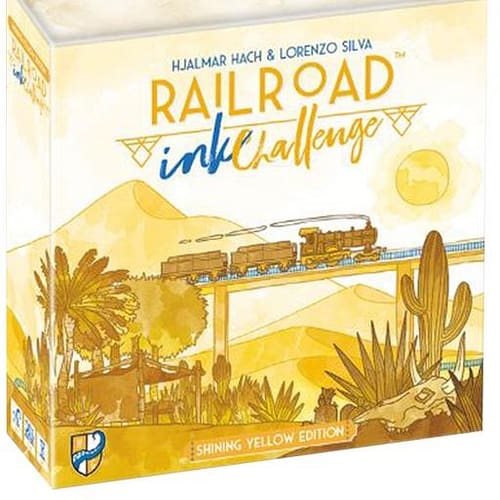 railroad ink shining yellow edition
