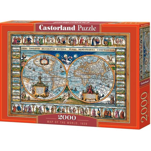 Map of the world  Puzzel
