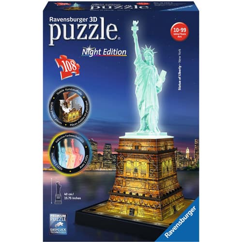 D Puzzel Statue of Liberty Night Edition