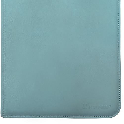 zippered  pocket pro binder licht blauw