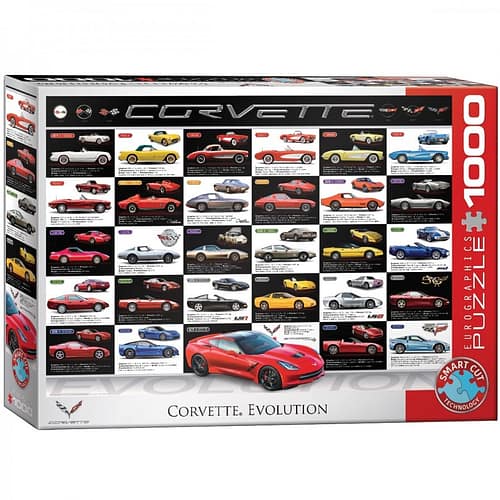 corvette evolution puzzel  stukjes