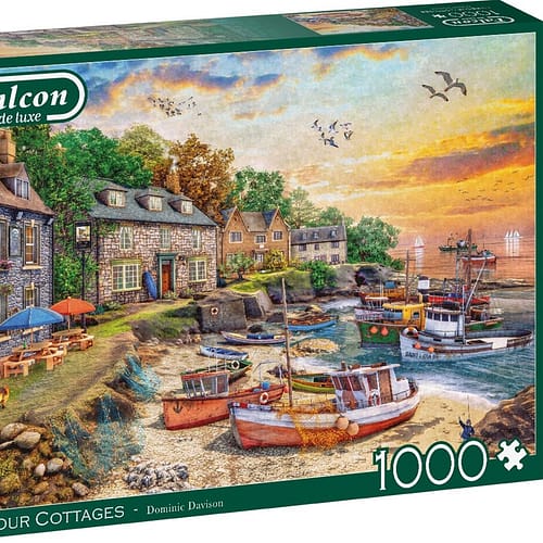 falcon harbour cottages puzzel  stukjes
