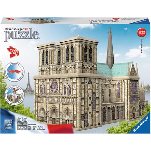 D Puzzel Notre Dame Parijs