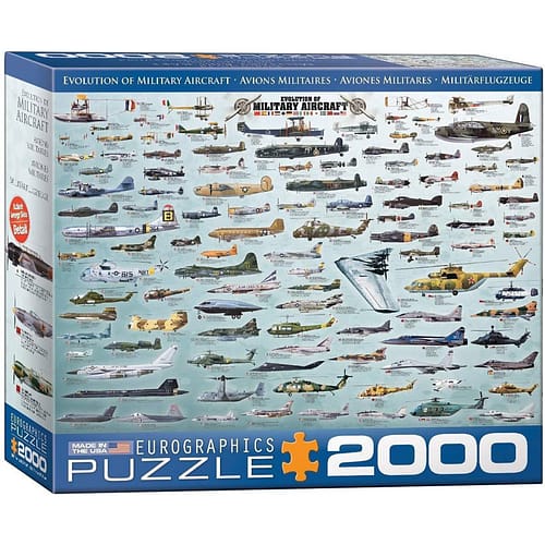 Evolution of Military Aircraft Puzzel