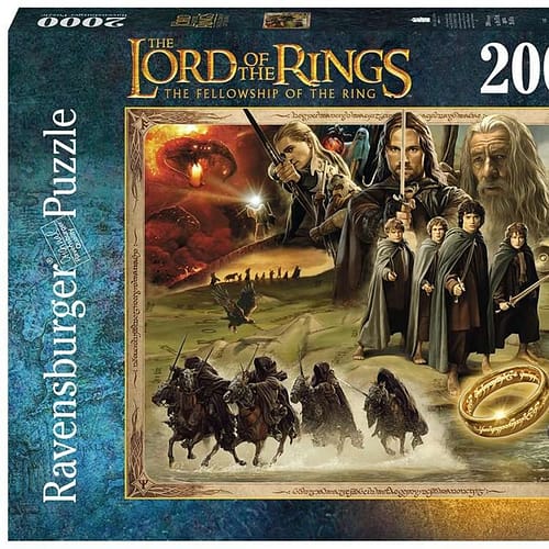 lord of the rings fellowship of the ring puzzel  stukjes