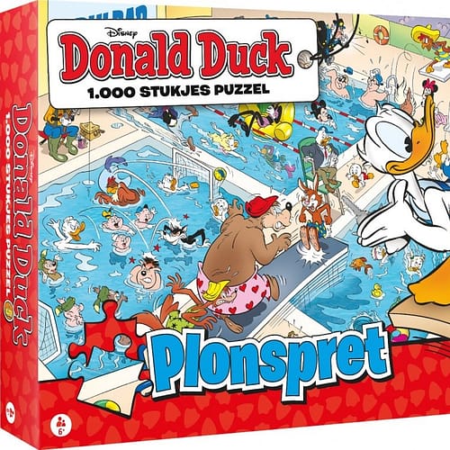 donald duck  plonspret puzzel  stukjes