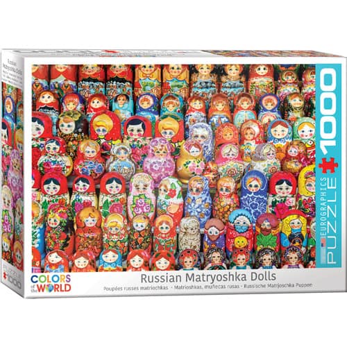 Russian Matryoshkas Dolls Puzzel