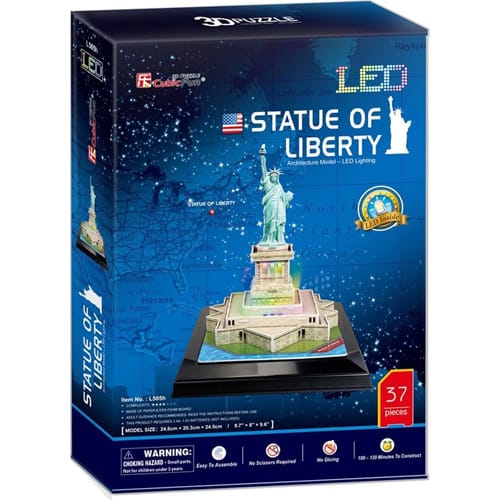 D Puzzel Statue of Liberty LED