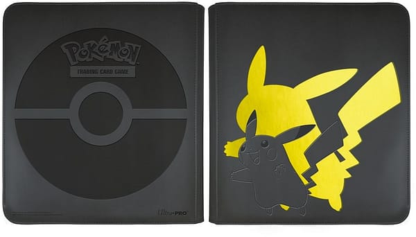 pokemon pro binder elite series pikachu  pocket zippered