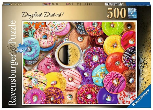 doughnut disturb puzzel  stukjes
