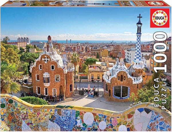barcelona view from park guell puzzel  stukjes
