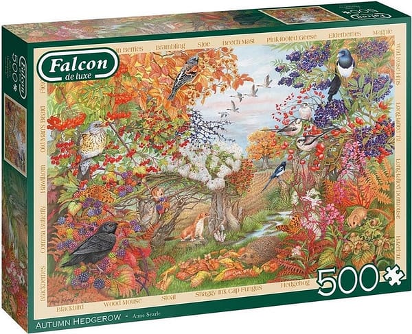 falcon autumn hedgerow puzzel  stukjes