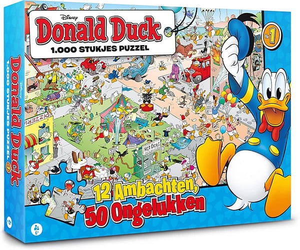 donald duck  ambachten  ongelukken puzzel  stukjes