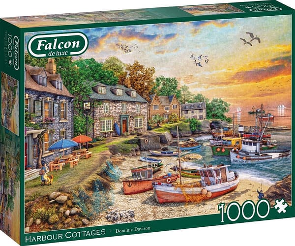 falcon harbour cottages puzzel  stukjes