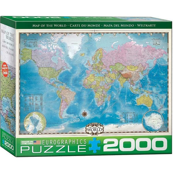 Map of the World Puzzel
