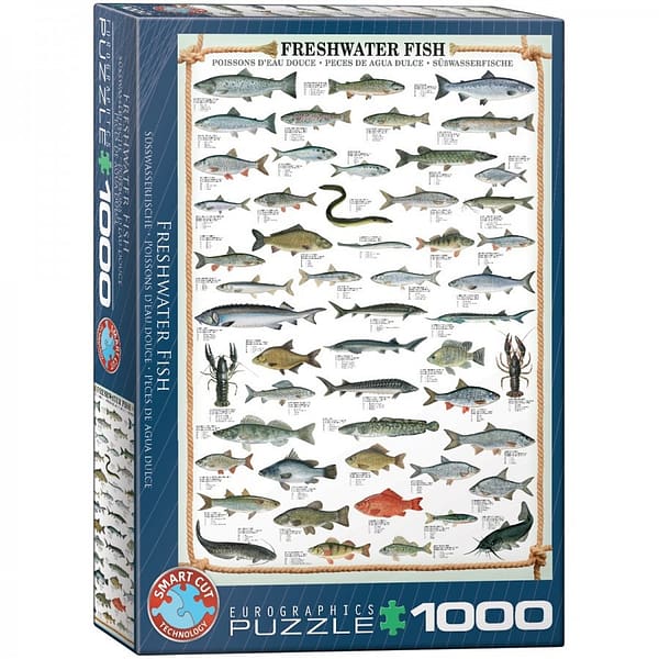 freshwater fish puzzel  stukjes