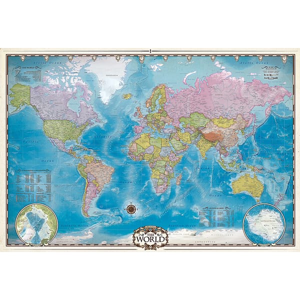 Map of the World Puzzel