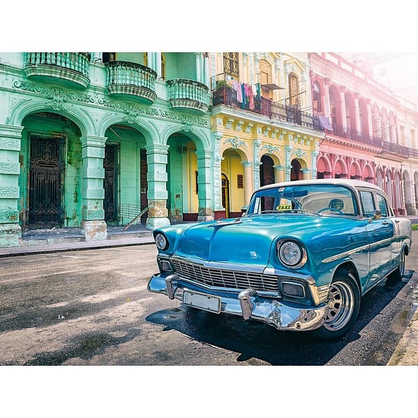 Cuba Cars Puzzel  stukjes