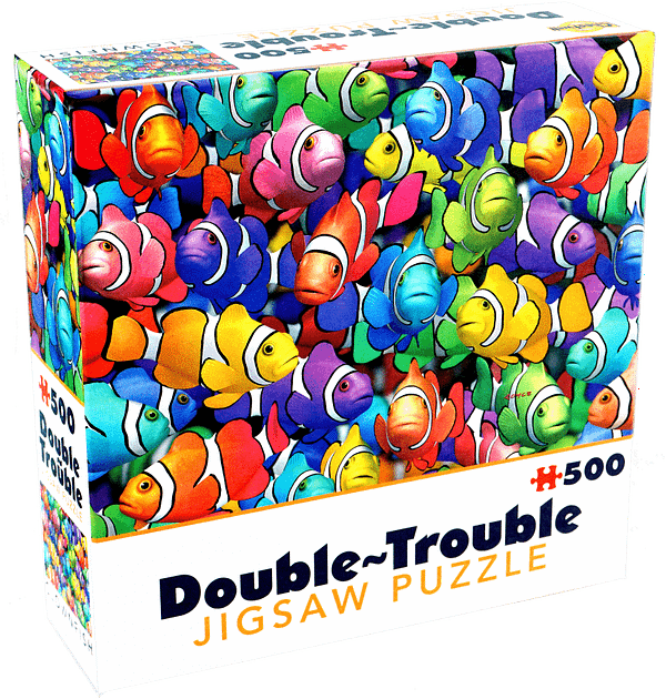 double trouble puzzel clownfish  stukjes