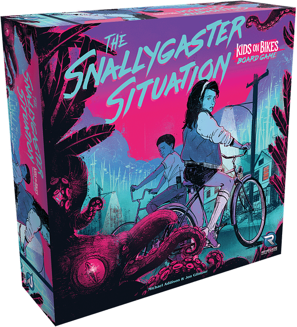 the snallygaster situation kids on bikes boardgame