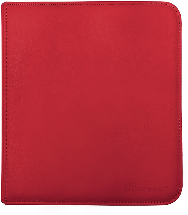 zippered  pocket pro binder rood