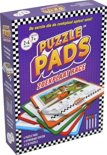 puzzlepads zoekplaat race