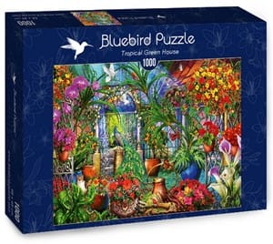 tropical green house puzzel  stukjes