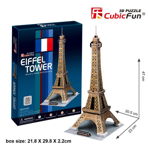 D Puzzel Eiffeltoren cubicfun