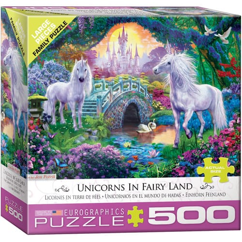 Unicorns in Fairy Land Puzzel