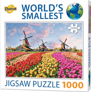 world s smallest dutch windmills puzzel  stukjes