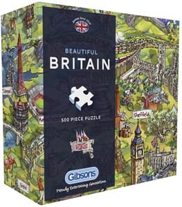 beautiful britain puzzel  stukjes