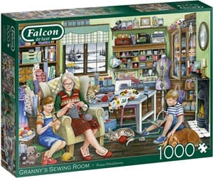 falcon granny s sewing room puzzel  stukjes